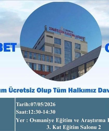Osmaniye Eğitim ve Araştırma Hastanesi’nden Diyabet Okulu Daveti