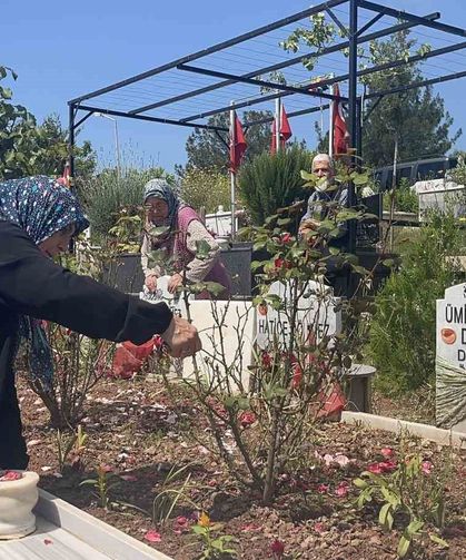 Osmaniye’de Deprem Şehitliğinde Bayram Hüznü