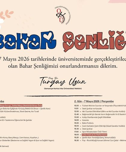 Osmaniye’de iki gün sürecek şenlik başlıyor