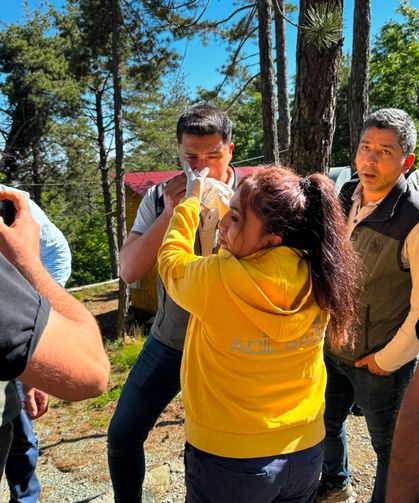 OLUKBAŞINDA  YIKIM EKİBİNE BIÇAKLI DİRENİŞ