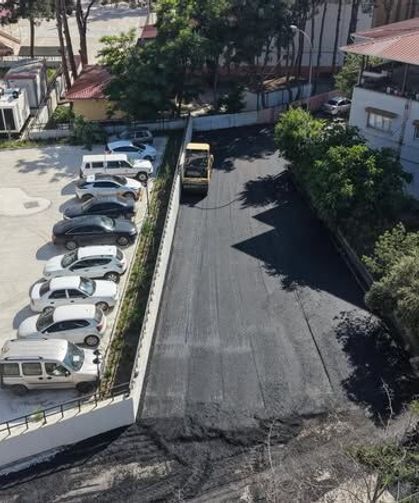 Bahçe’de Sıcak Asfalt Çalışmaları Sürüyor