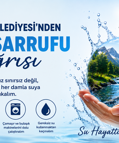 Yarbaşı Belediyesinden Su Tasarrufu Çağrısı