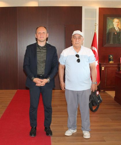 HRT Akdeniz TV Temsilcisi Coşkuner'den Kaymakama Ziyaret