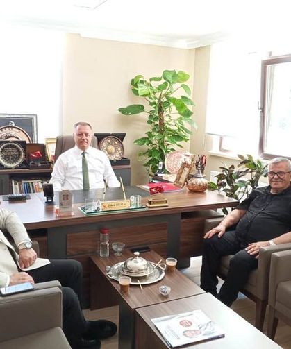 Mehmet Aydın'dan Genel Merkezde Nezaket Ziyareti