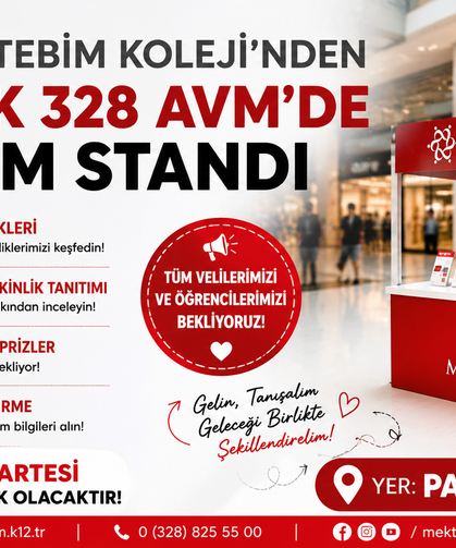 Mektebim Koleji'nden Park 328 AVM'de Tanıtım Standı