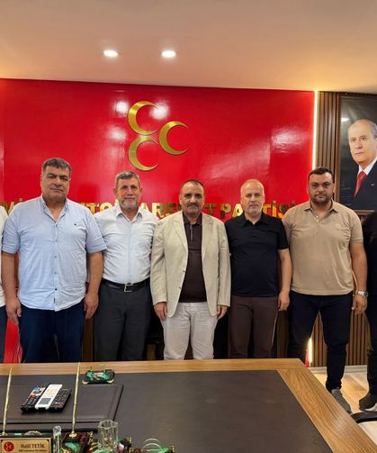 MHP Ceylanpınar'da Başkan Tetik'e Hayırlı Olsun Ziyareti
