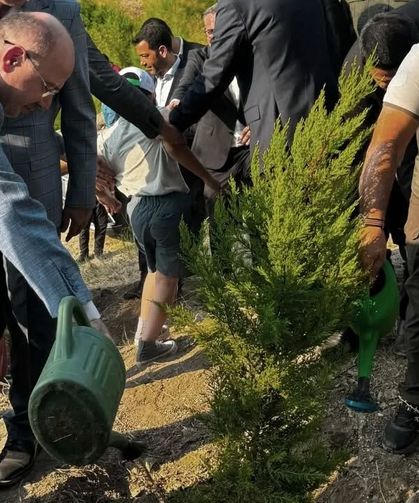 Osmaniye'de 15 Temmuz Anısına Fidanlar Toprakla Buluştu