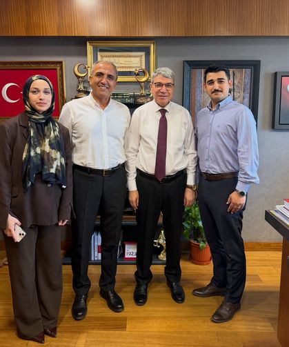 Seydi Gülsoy, Abdulsamet Doğar'ı Meclis'te ağırladı