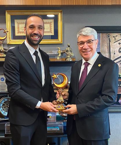 Seydi Gülsoy, Ümit Kurt'u Gazi Meclis'te ağırladı