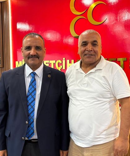 Zorkunspor Başkanı  Yıldız'dan MHP İlçe Başkanı Tetik'e Ziyaret