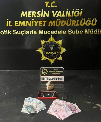 Mersin'de uyuşturucu operasyonunda yakalanan 3 zanlı tutuklandı