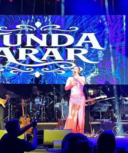 Şarkıcı Funda Arar, Isparta'da konser verdi
