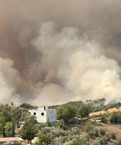 GÜNCELLEME 2 - Adana'nın Kozan ilçesinde iki noktada çıkan orman yangınlarından biri kontrol altında