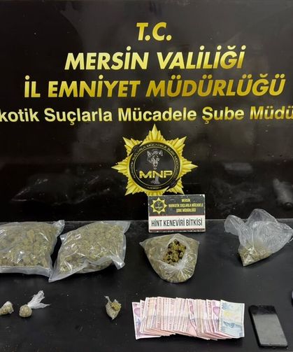 Mersin'de uyuşturucu operasyonunda yakalanan 4 zanlı tutuklandı