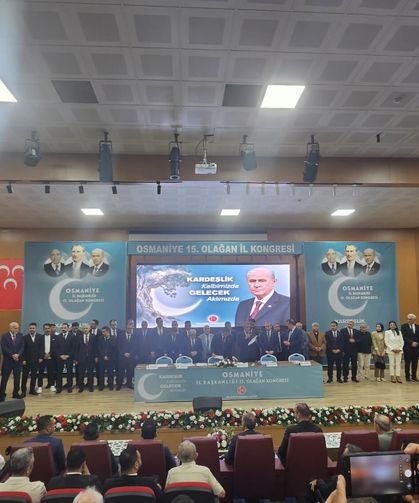 MHP Osmaniye’de 15. Olağan İl Kongresi Heyecanı