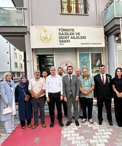 Milletvekili Gülsoy’dan Gaziler ve Şehit Aileleri Vakfı’na Ziyaret