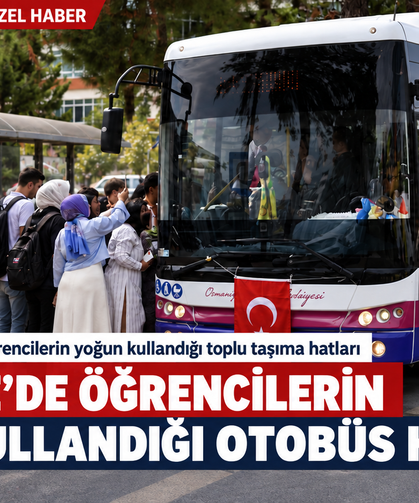 Osmaniye’de Öğrencilerin En Çok Kullandığı Otobüs Hatları