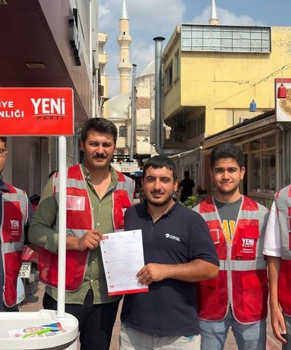 YENİ Parti Osmaniye’de Üye Kayıt Standı Açtı