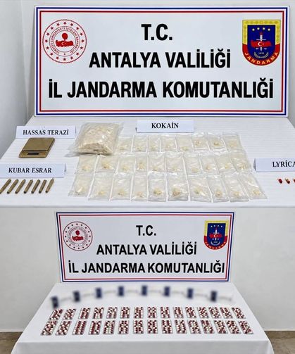 Antalya'da uyuşturucu operasyonunda zanlı tutuklandı