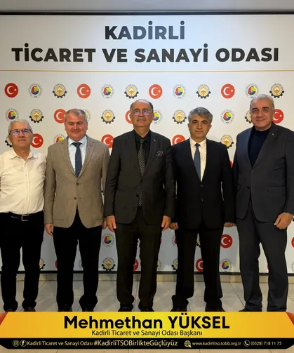 Osmaniye Kadirli'de Kurum Müdürleri Ticaret Ve Sanayi Odasında Buluştu