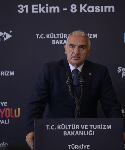 Kültür ve Turizm Bakanı Ersoy, Antalya Kültür Yolu Festivali'nin açılış töreninde konuştu: