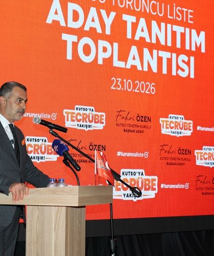 KUTSO Başkanı Özen, aday tanıtım toplantısı gerçekleştirildi