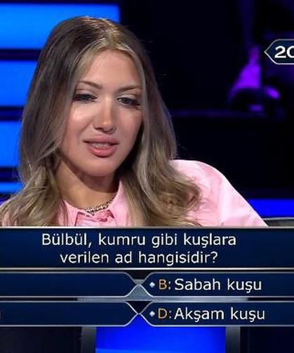 Milyoner'de 200 Bin TL'lik Seher Kuşu Sorusu!