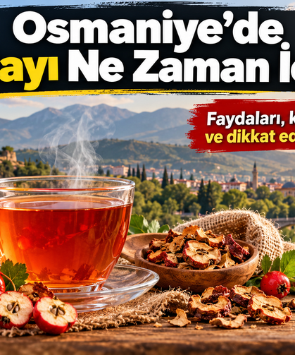 Osmaniye’de Alıç Çayı Ne Zaman İçilmeli?