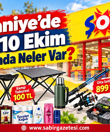 Osmaniye’de ŞOK 10 Ekim Kataloğunda Neler Var?
