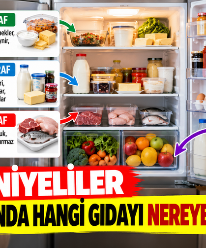Osmaniyeliler Buzdolabında Hangi Gıdayı Nereye Koymalı?