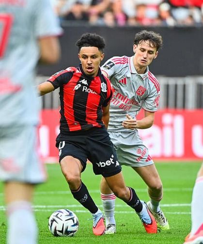 Paul Seixas Lyon-Nice Maçında İlk Vuruşu Yaptı
