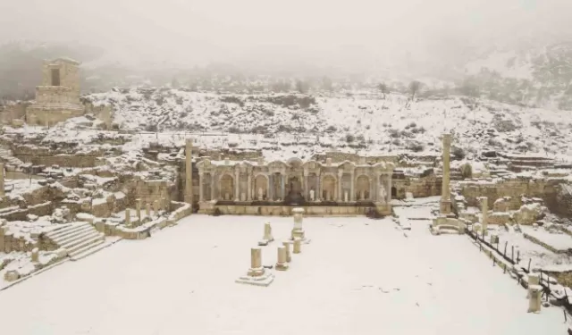Antik Kent Sagalassos, Mevsimin İlk Karıyla Beyaza Büründü