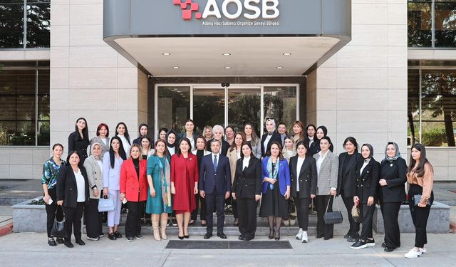 Adana Büyükşehir Belediye Başkan Adayı Kocaispir, AOSB'de Kadın Sanayicilerle Buluştu