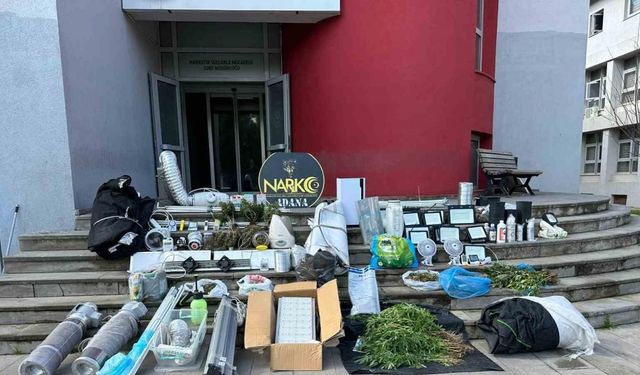 Adana’da narkotik polisleri 10 kilo bonzai ele geçirdi