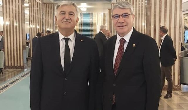 Milletvekili Gülsoy, TBMM'de Kadirli İlçe Başkanı Yalçıner Karakuş'u Ağırladı