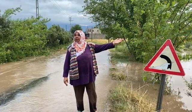 Düziçi'nde Şiddetli Yağışlar Tarım Arazilerini ve Evleri Sular Altında Bıraktı