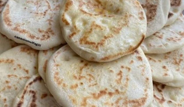 Osmaniye'de Kahvaltı Sofralarını Değiştirecek Bazlama Tarifi