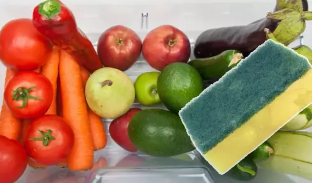 Meyve ve Sebzelerinizi Daha Uzun Süre Taze Tutmanın Püf Noktası: Mutfak Süngeri Yöntemi