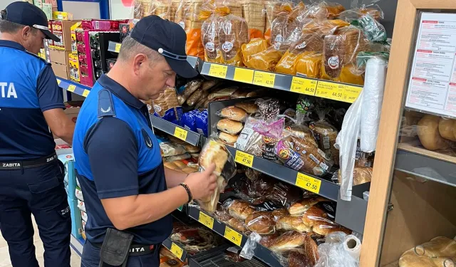 Mudanya Zabıtası'ndan marketlere denetim