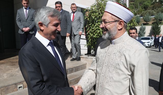 Diyanet İşleri Başkanı Ali Erbaş, Kahramanmaraş Valiliğini ziyaret etti