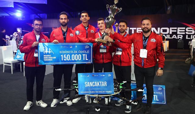 Yapay zekalı İHA platformu "Sancaktar" TEKNOFEST'te 3 ödül aldı