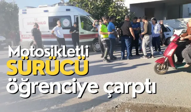 Düziçi'nde Öğrenciye Motosiklet Çarptı!