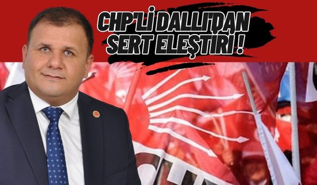 CHP'li Dallı'dan, Tepkisiz Kalan Bazı Partililere Eleştiri!