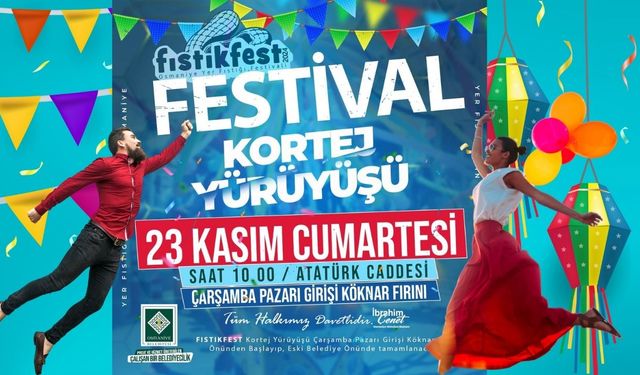 Fıstıkfest 2024 Osmaniye Atatürk Caddesinde Başlıyor