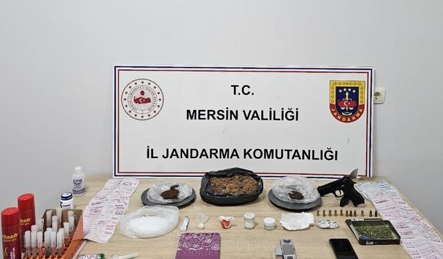 Mersin'de uyuşturucu operasyonunda 3 şüpheli yakalandı