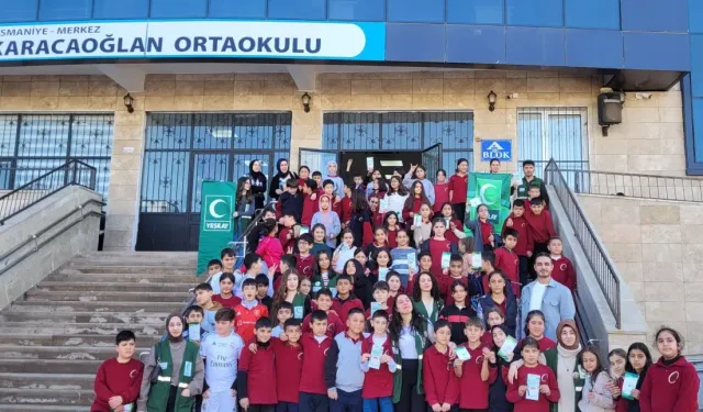 Karacaoğlan Ortaokulu’nda Yeşilay Etkinlikleri