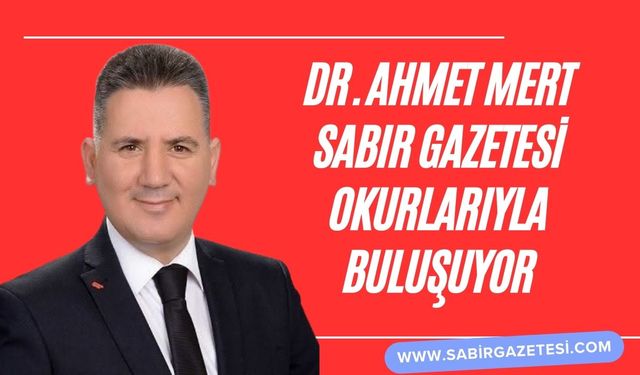 Veteriner Hekim Dr. Ahmet Mert Sabır Gazetesi Okurlarıyla Buluşuyor