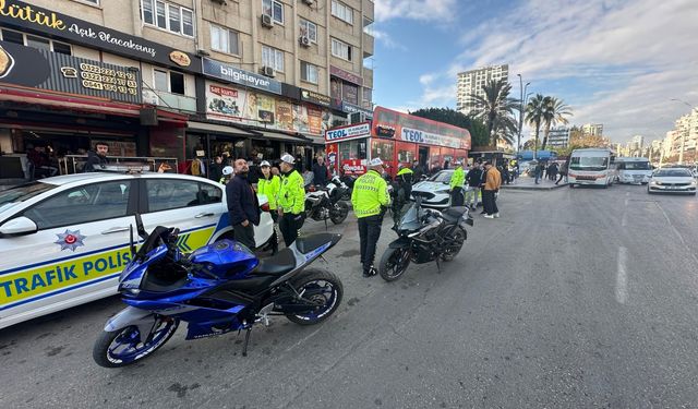 Adana'da dron destekli trafik uygulaması yapıldı