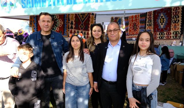 El emeğiyle ilmik ilmik işlenen Saimbeyli kilimi tanıtılıyor