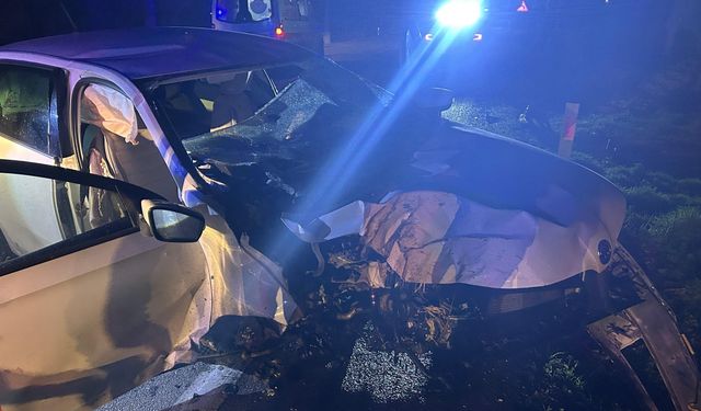 GÜNCELLEME - Isparta'da ağaca çarpan otomobildeki 1 kişi öldü, 2 kişi yaralandı